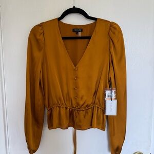 NWT 1. State Ditsy Darling Silky Top